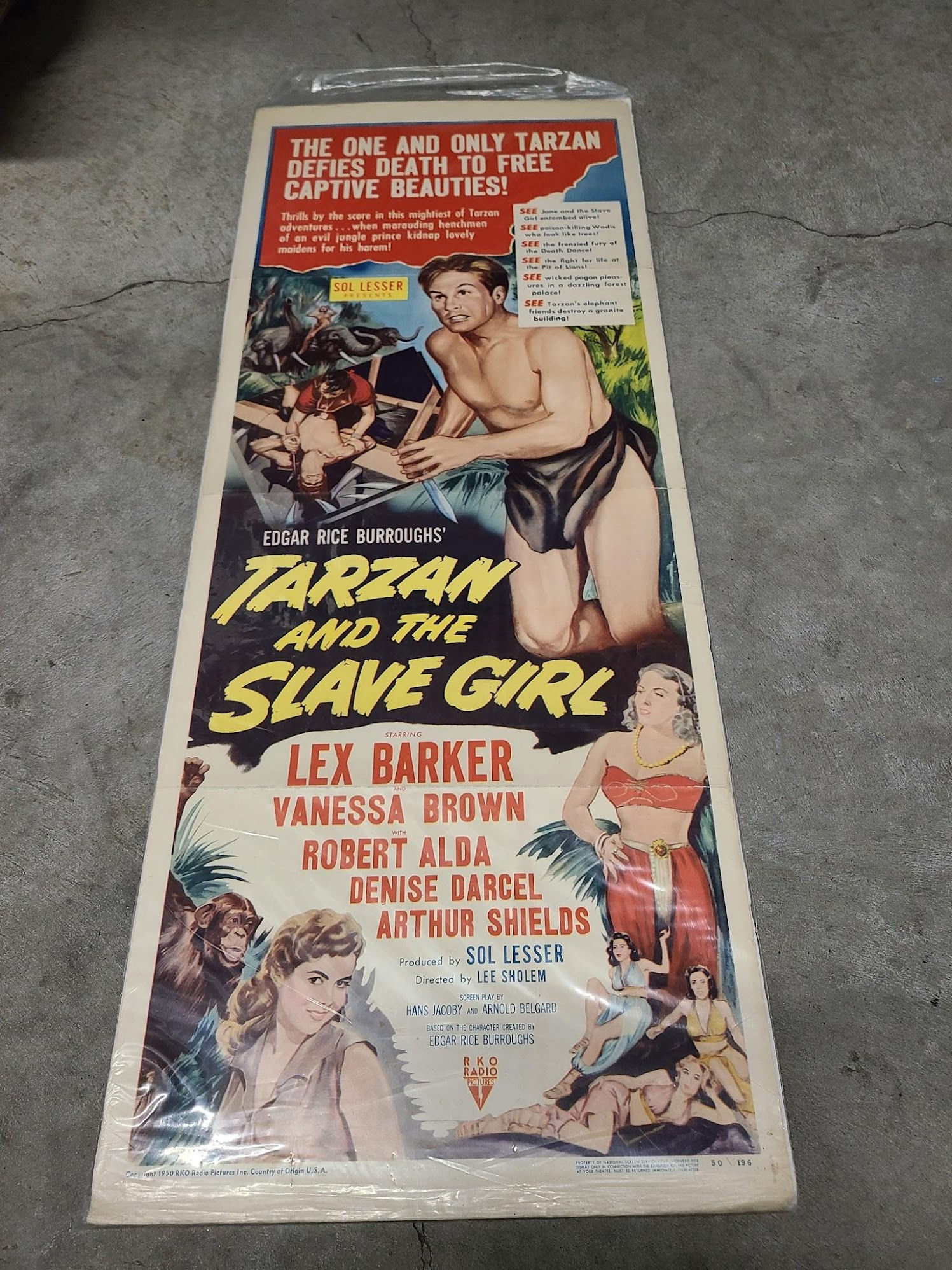 Tarzan & The Slave Girl 1950 Inserts