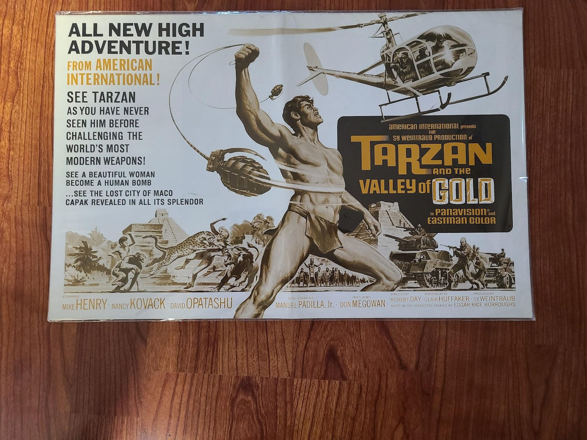 Tarzan and The Valley of Gold 1967 Press Books