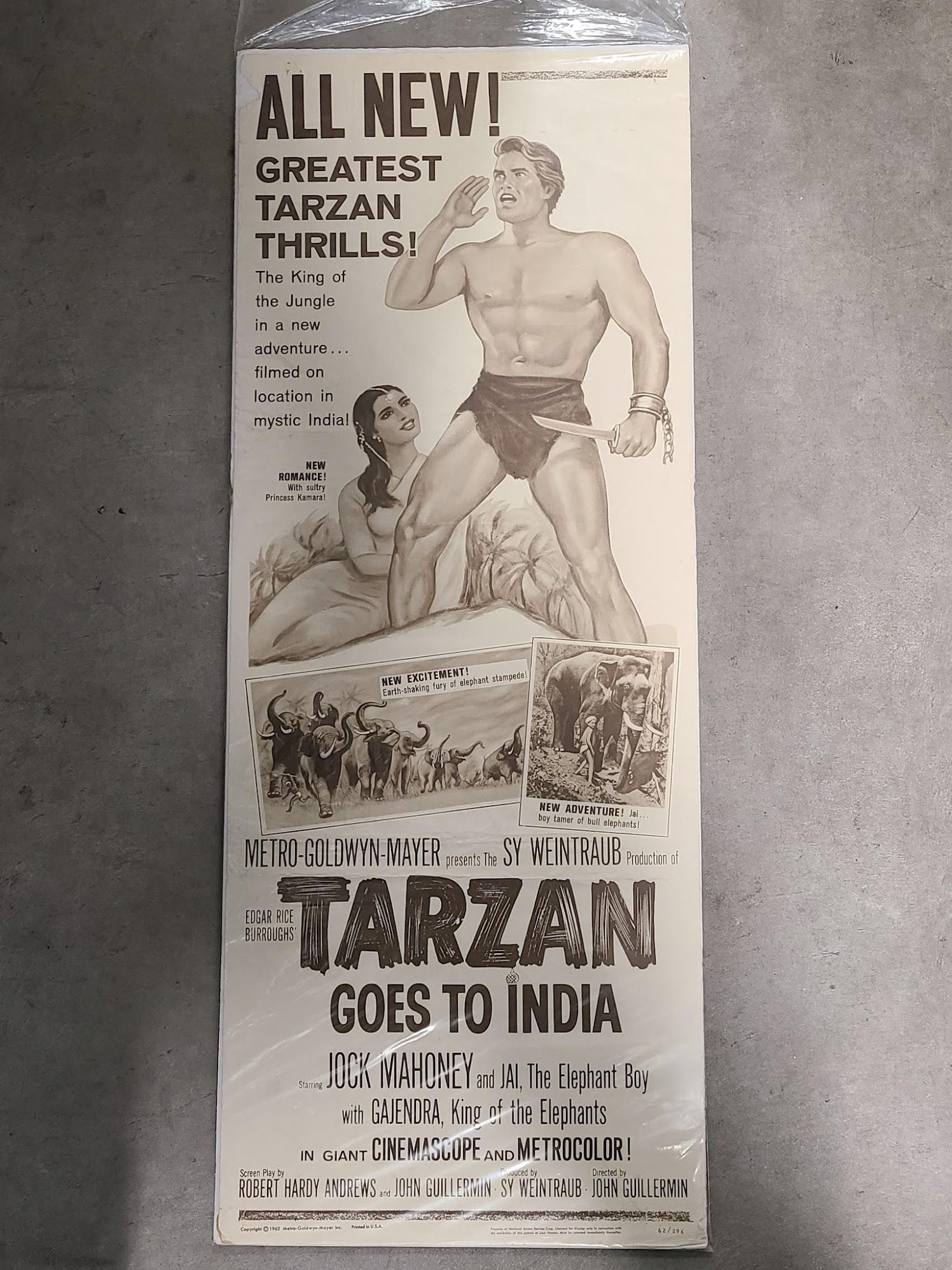 Tarzan Goes To India 1962 Inserts