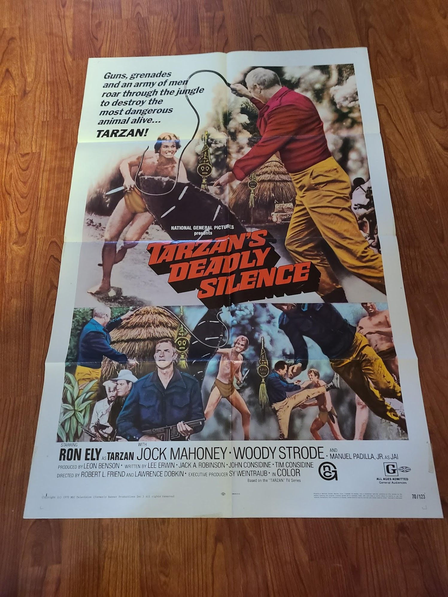 Tarzan's Deadly Silence 1970 1 Sheets/US