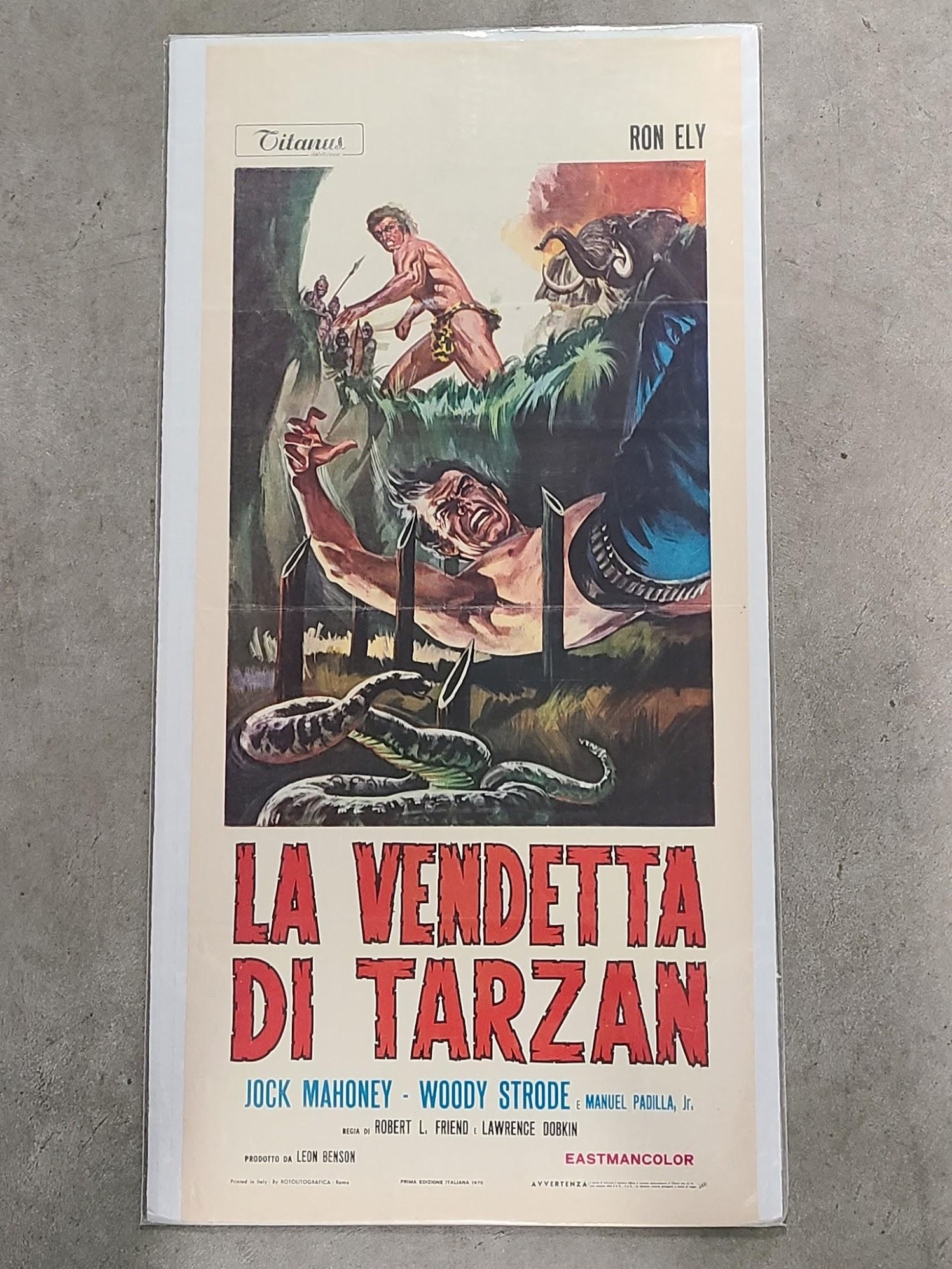 Tarzan's Deadly Silence 1970 Locodina