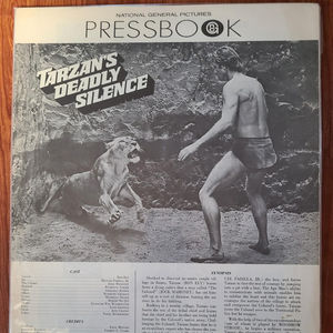 Tarzan's Deadly Silence 1970 Press Books