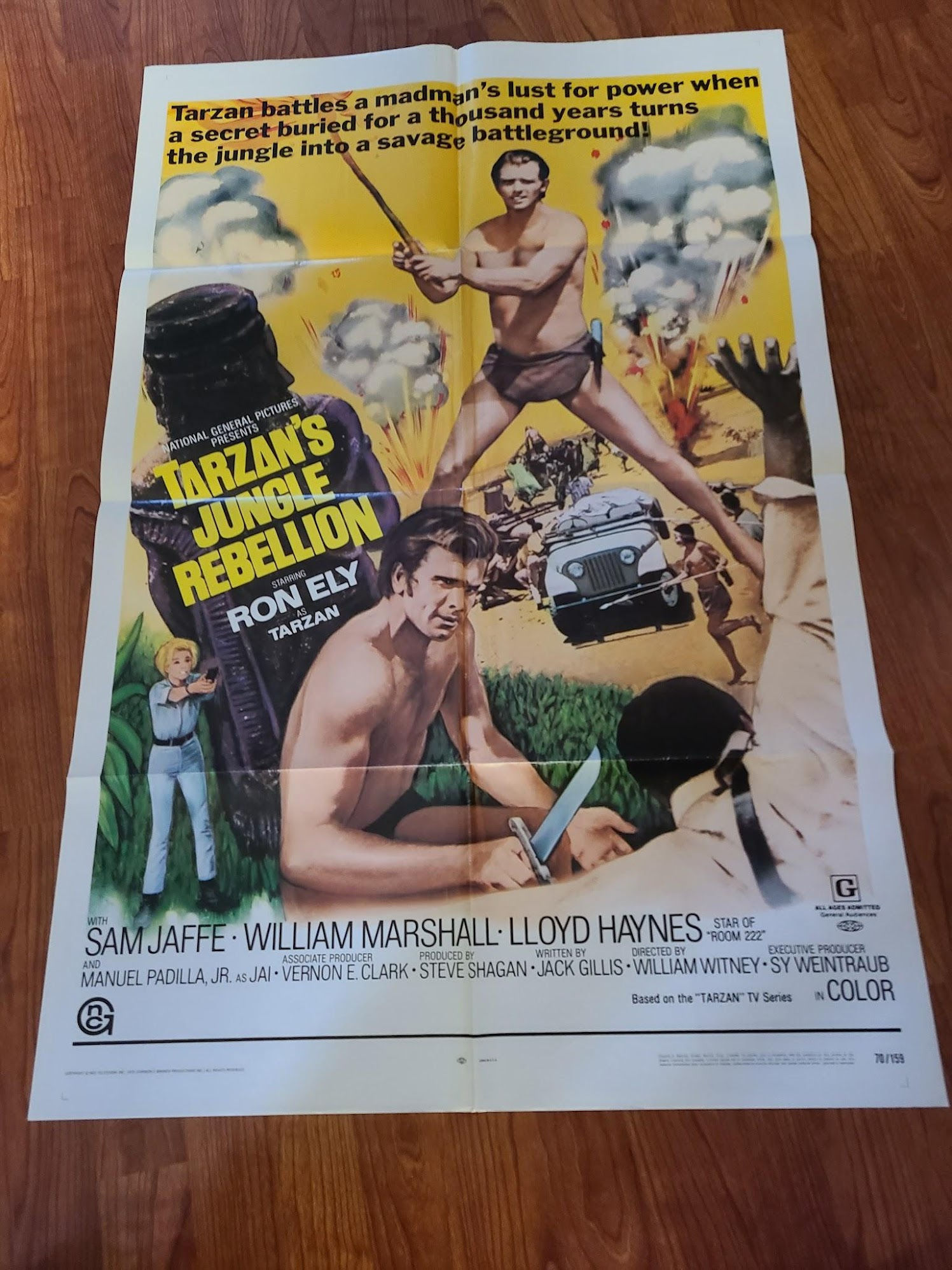 Tarzan's Jungle Rebellion 1970 1 Sheets/US