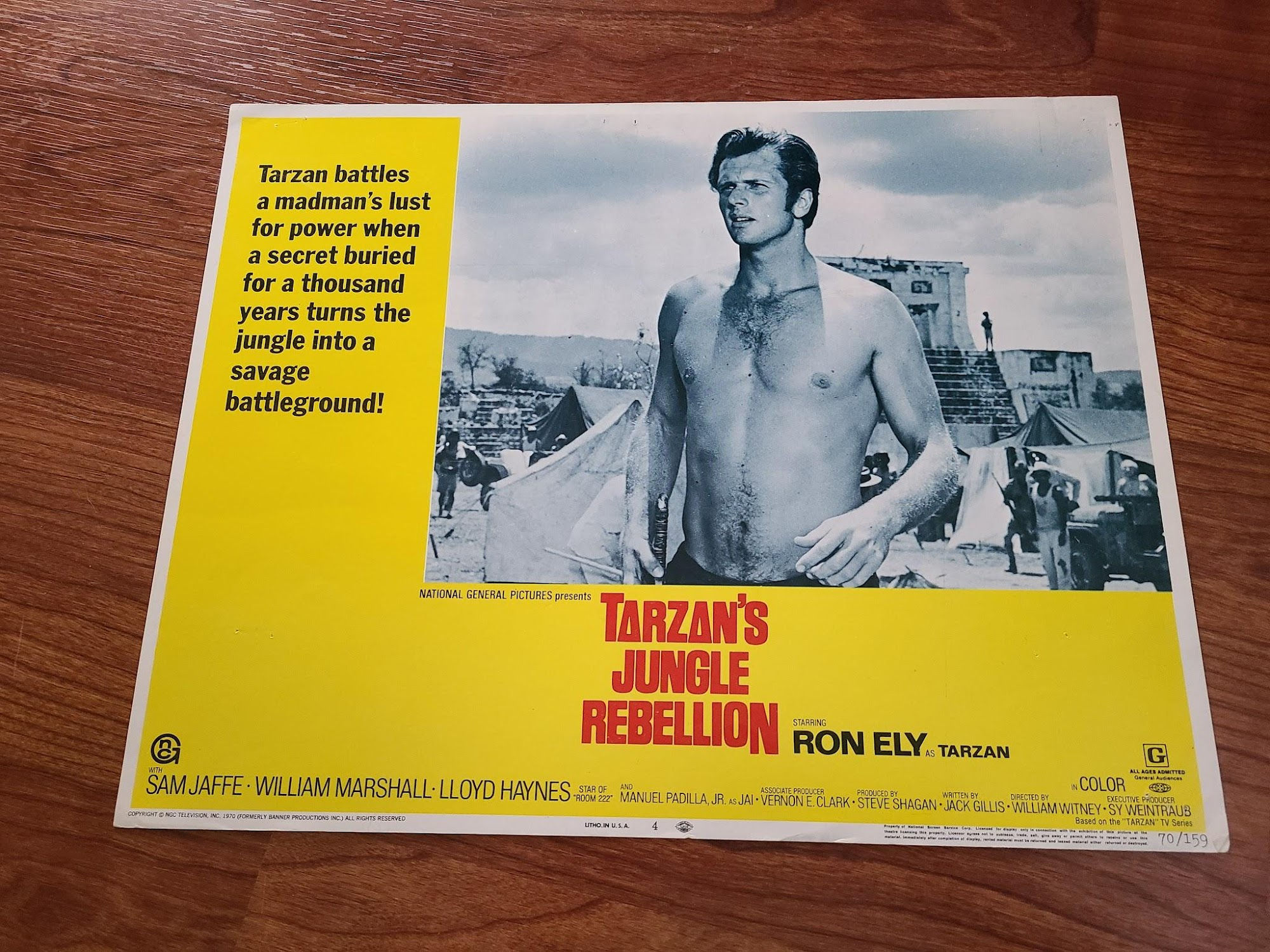 Tarzan's Jungle Rebellion 1970 General Lobby Cards