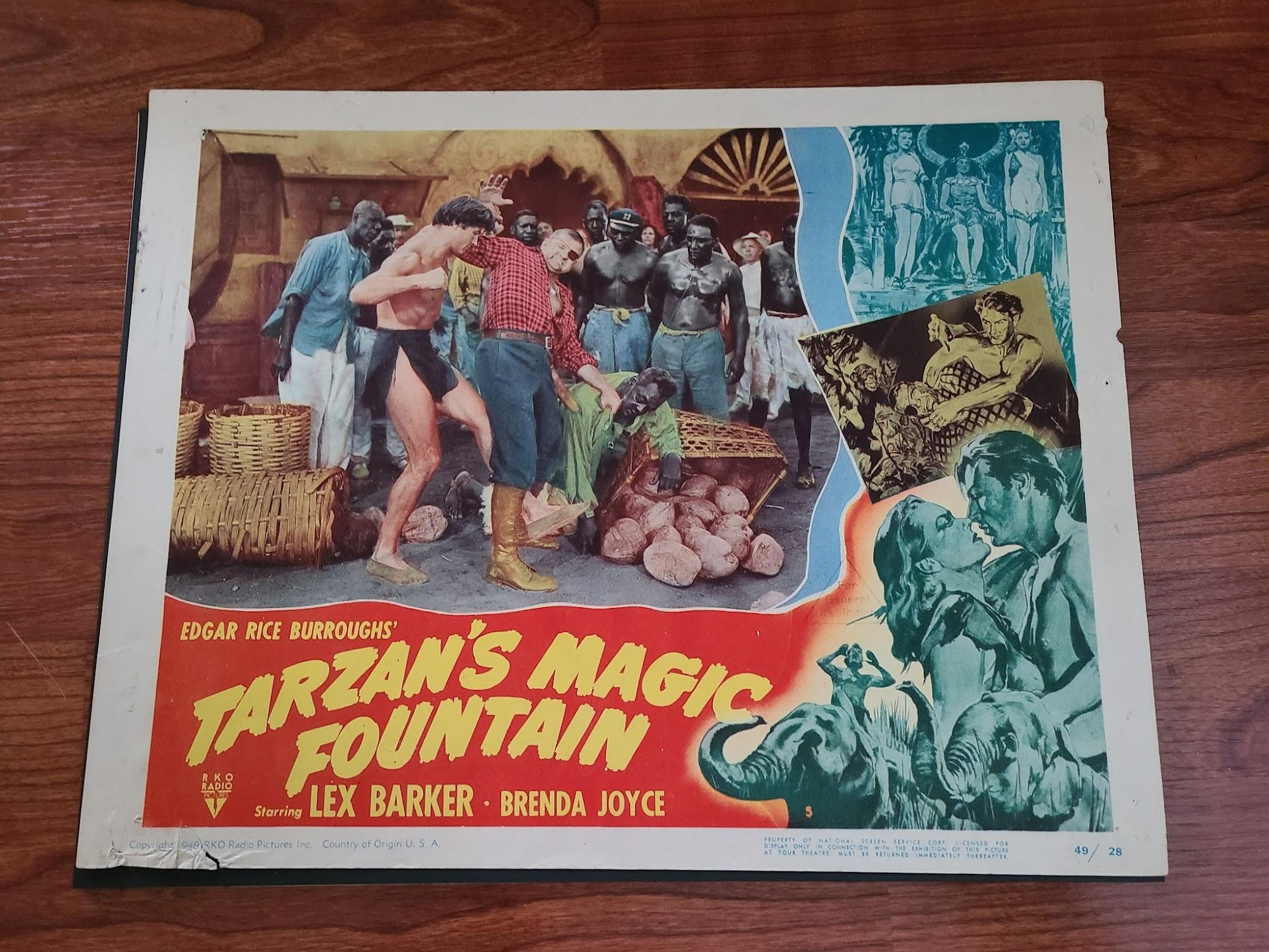 Tarzan's Magic Fountain 1949 General Lobby Cards