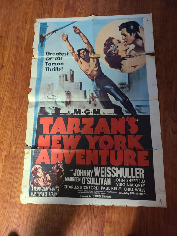 Tarzan's New York Adventure 1942 1 Sheets/US
