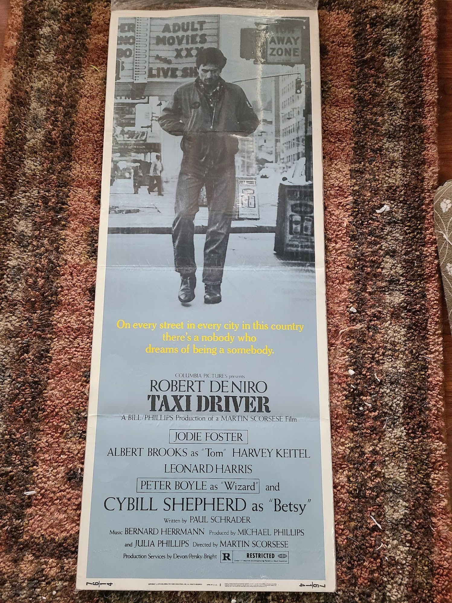 Taxi Driver 1976 Inserts
