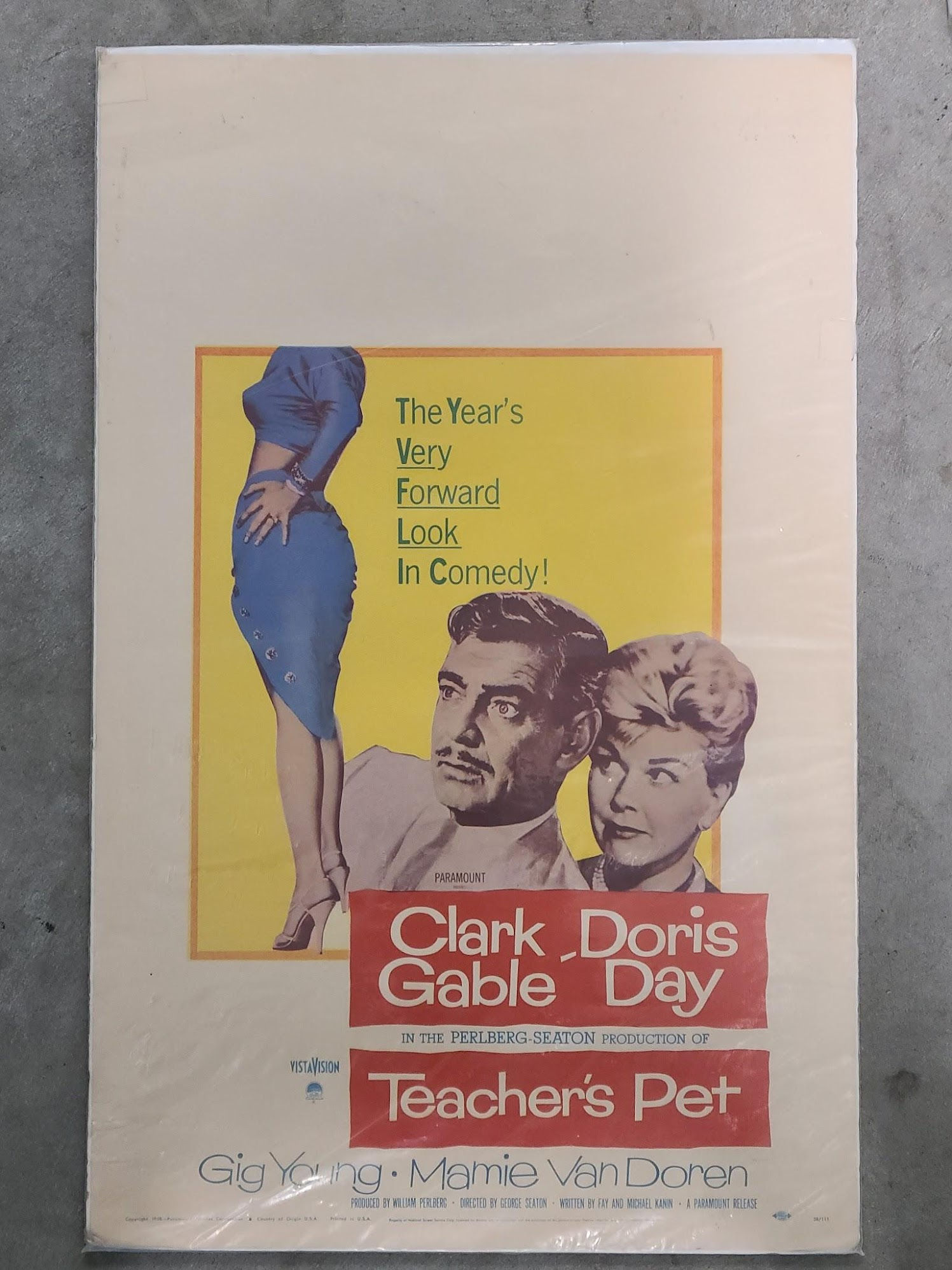 Teacher's Pet 1958 Window Cards