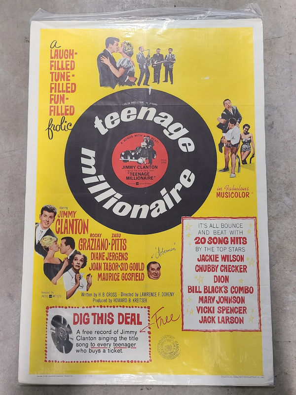 Teenage Millioniare 1961 1 Sheets/US