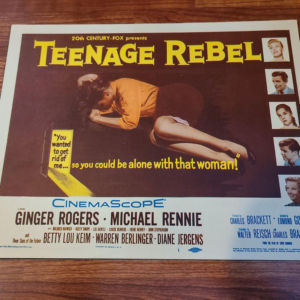 Teenage Rebel 1956 Title Cards