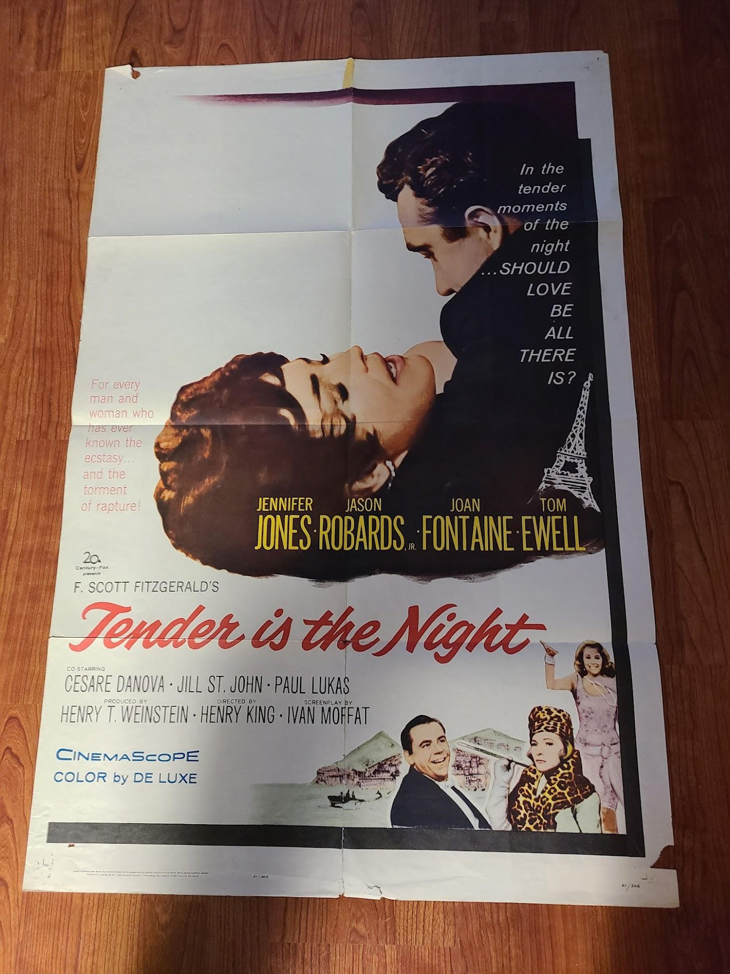 Tender is the Night 1962 1 Sheets/US