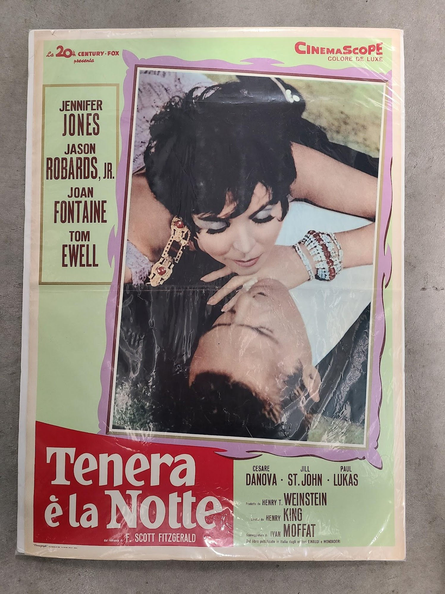 Tender Is The Night 1962 Fotobusta