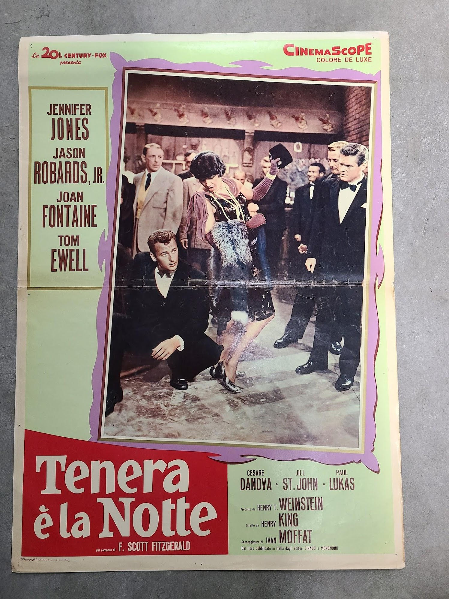 Tender Is The Night 1962 Fotobusta