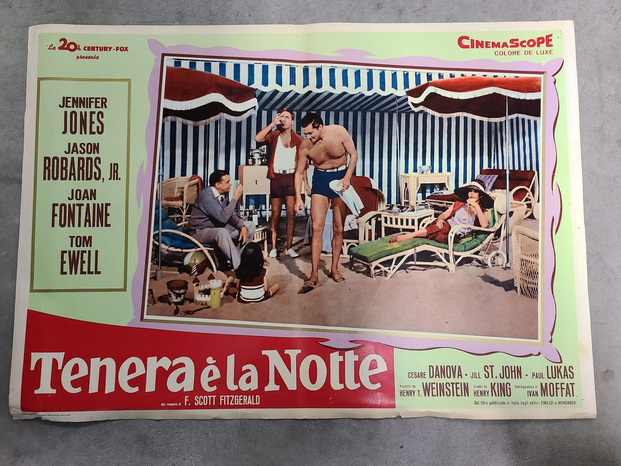 Tender Is The Night 1962 Fotobusta