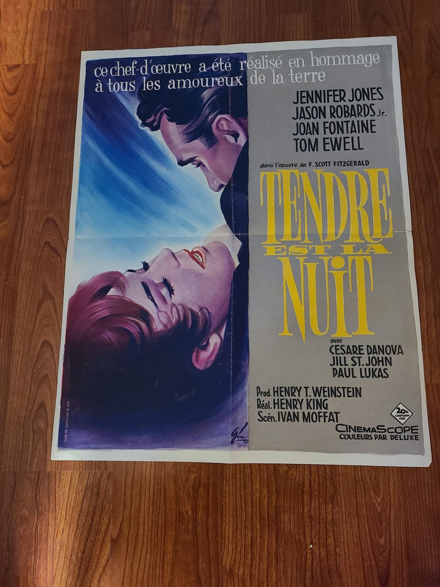 Tender Is The Night 1962 French