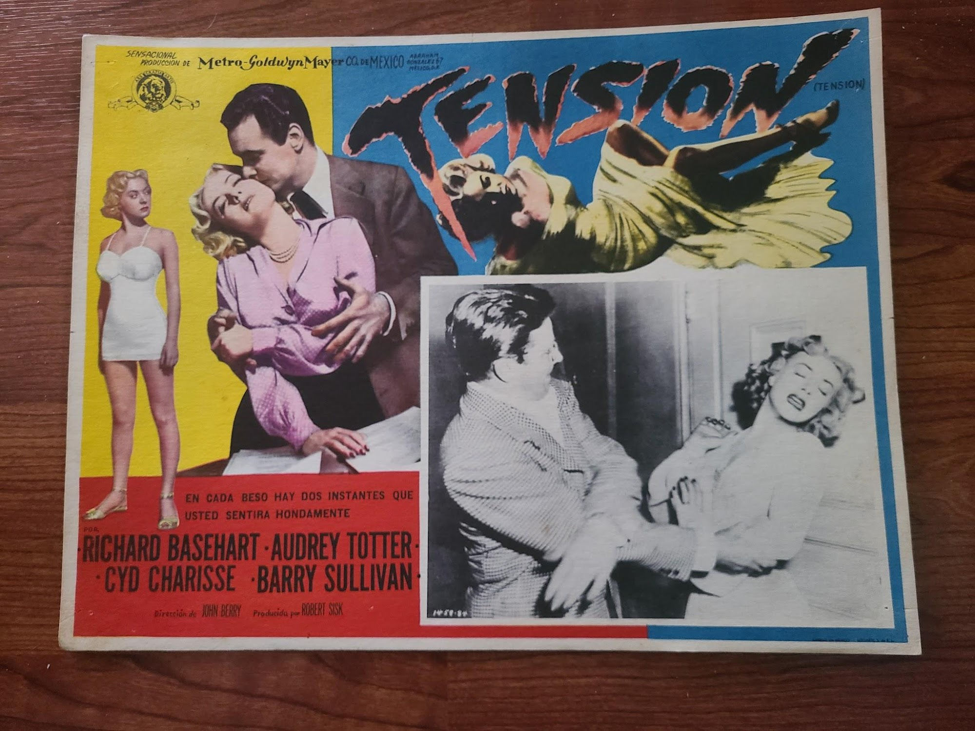 Tension 1949 Mexican Lobby Cards