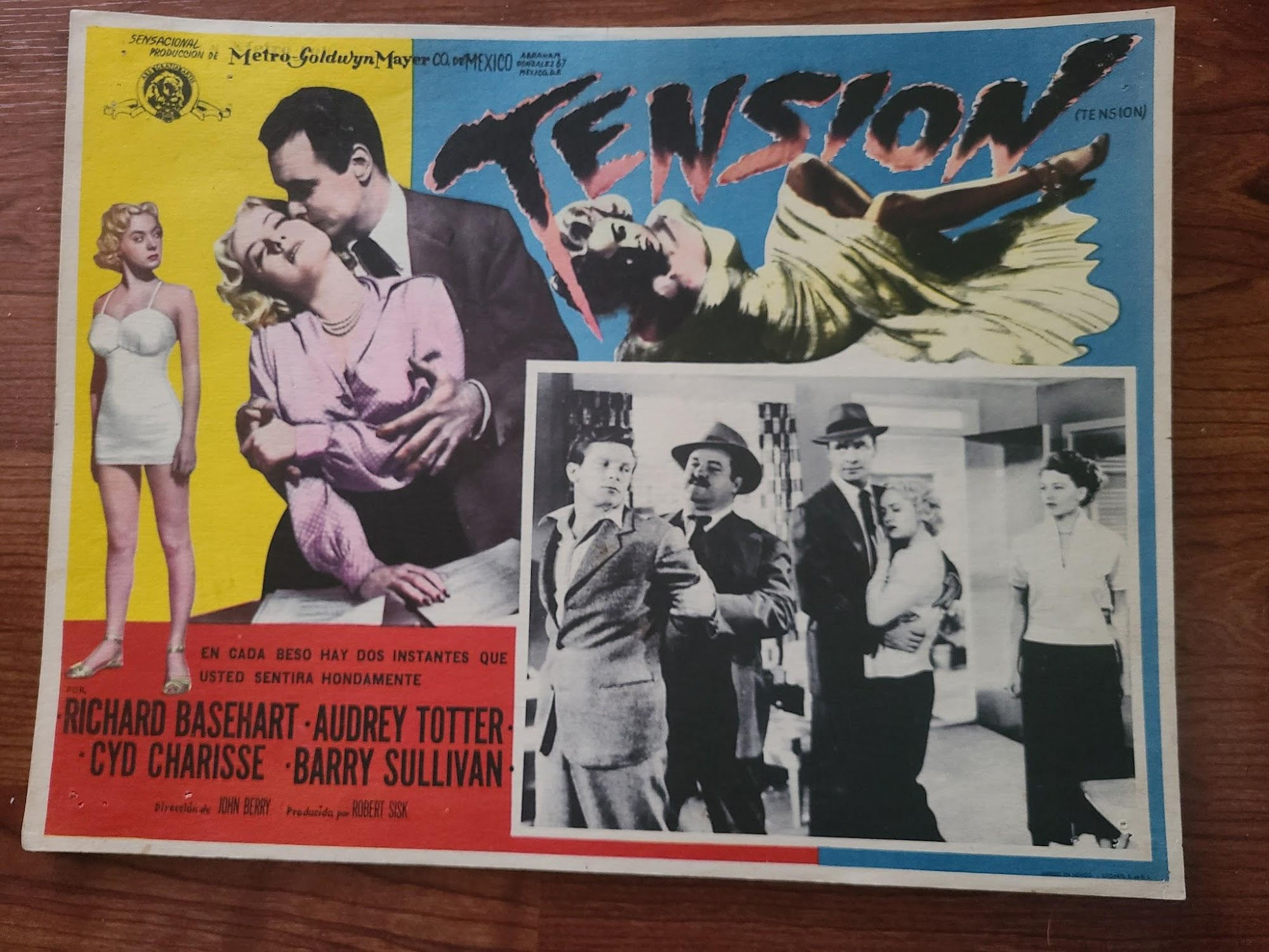 Tension 1949 Mexican Lobby Cards