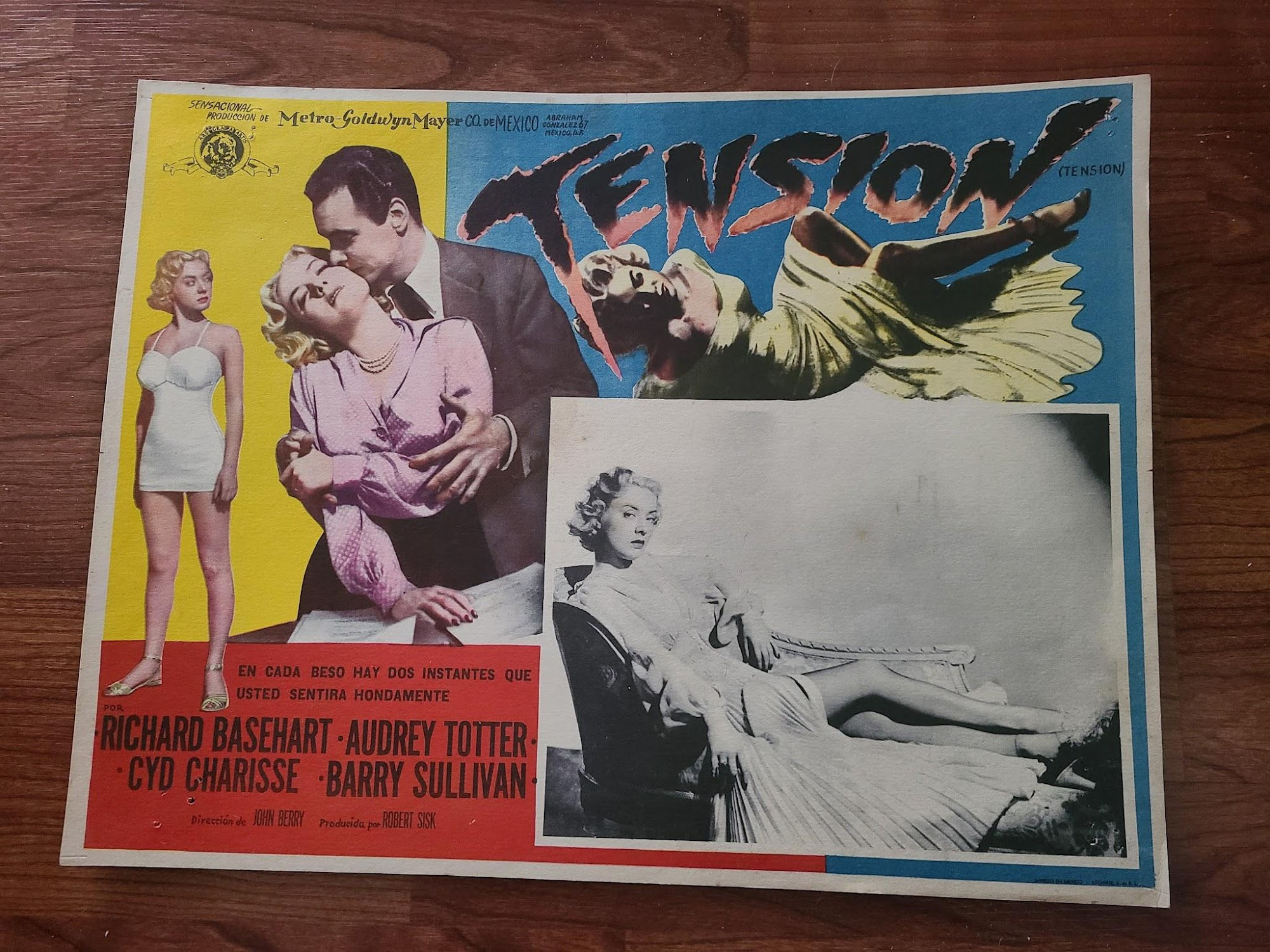 Tension 1949 Mexican Lobby Cards