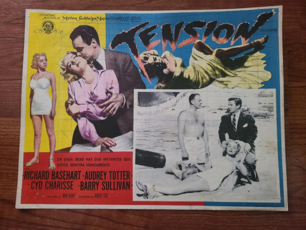Tension 1949 Mexican Lobby Cards
