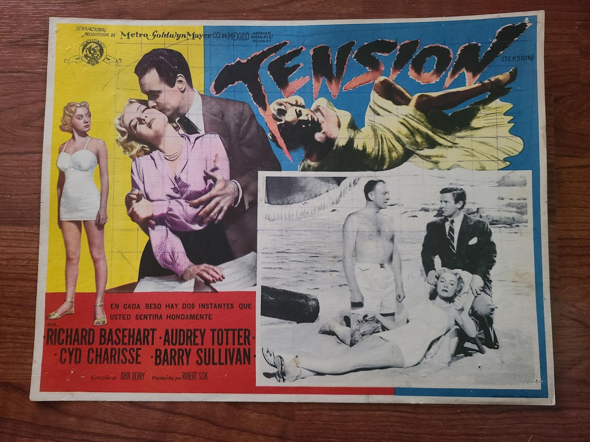 Tension 1949 Mexican Lobby Cards