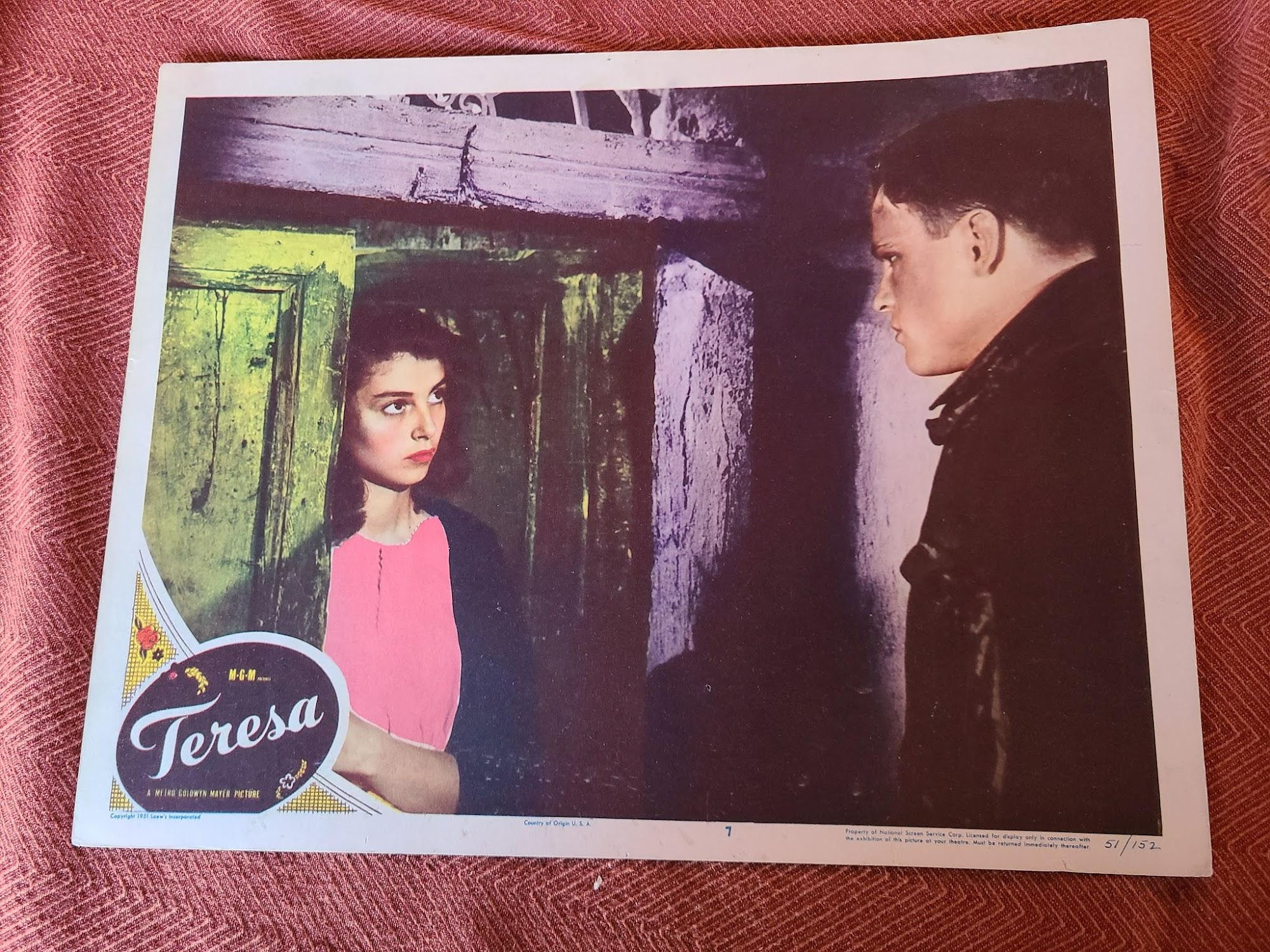 Teresa 1951 General Lobby Cards