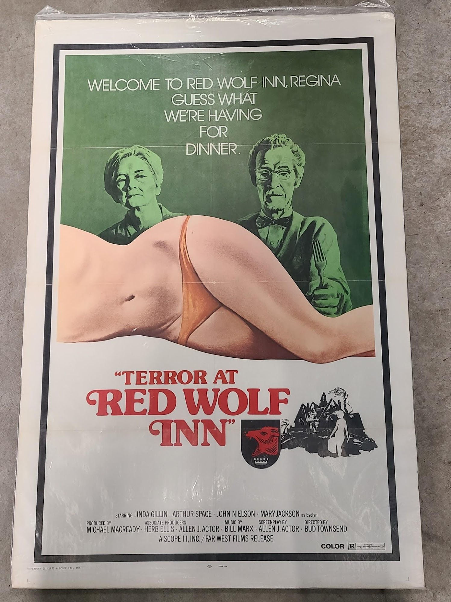 Terror At Red Wolf Inn 1972 1 Sheets/US