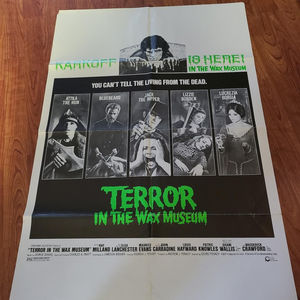 Terror in the Wax Museum 1973 1 Sheets/US