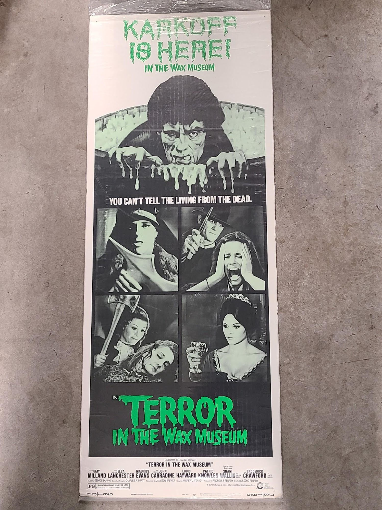 Terror In The Wax Museum 1973 Inserts