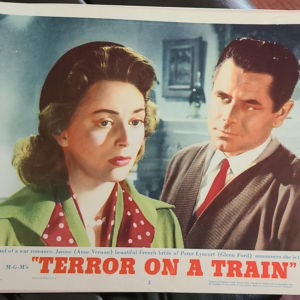 Terror On A Train 1953 General Lobby Cards
