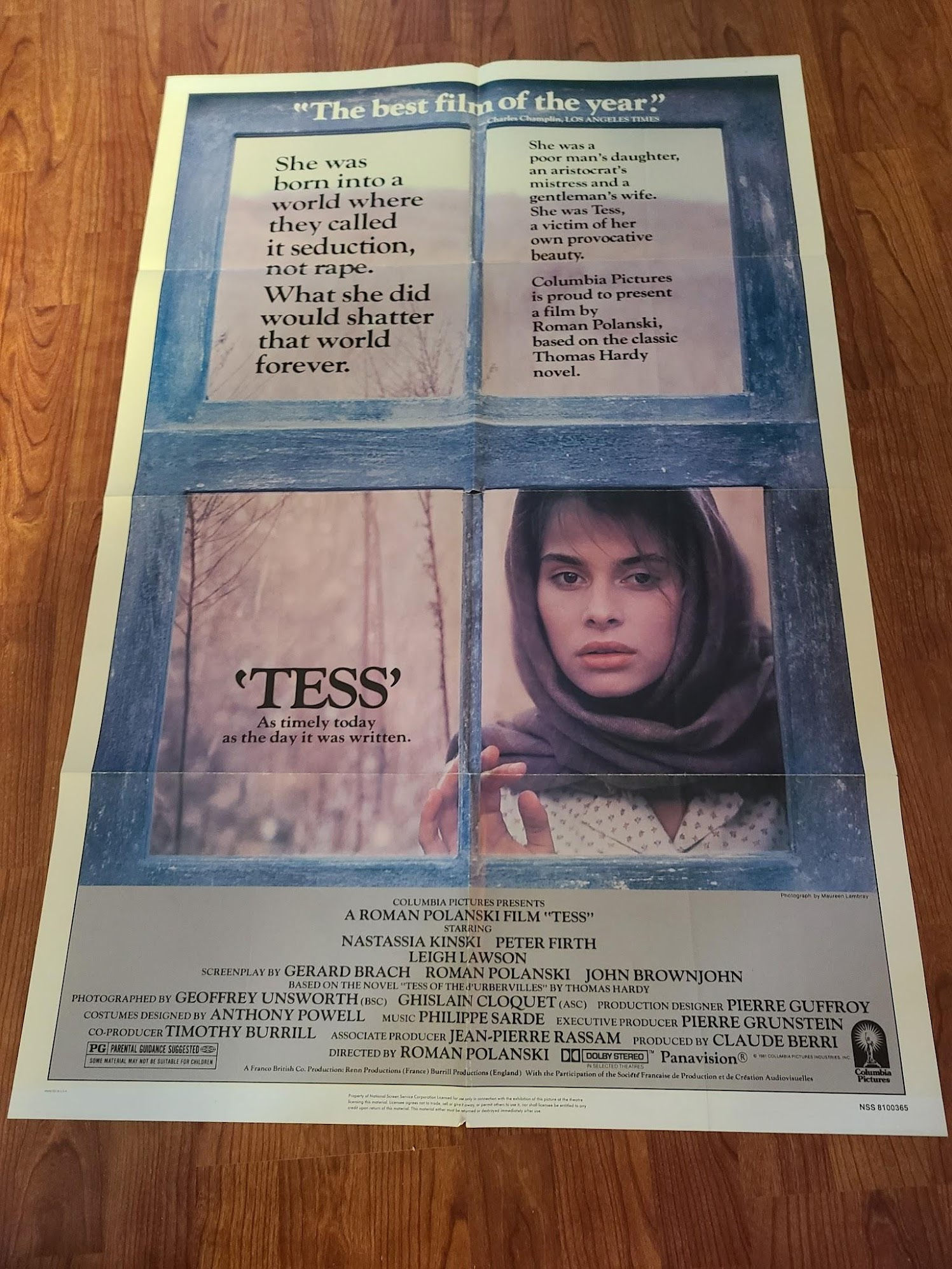 Tess 1981 1 Sheets/US