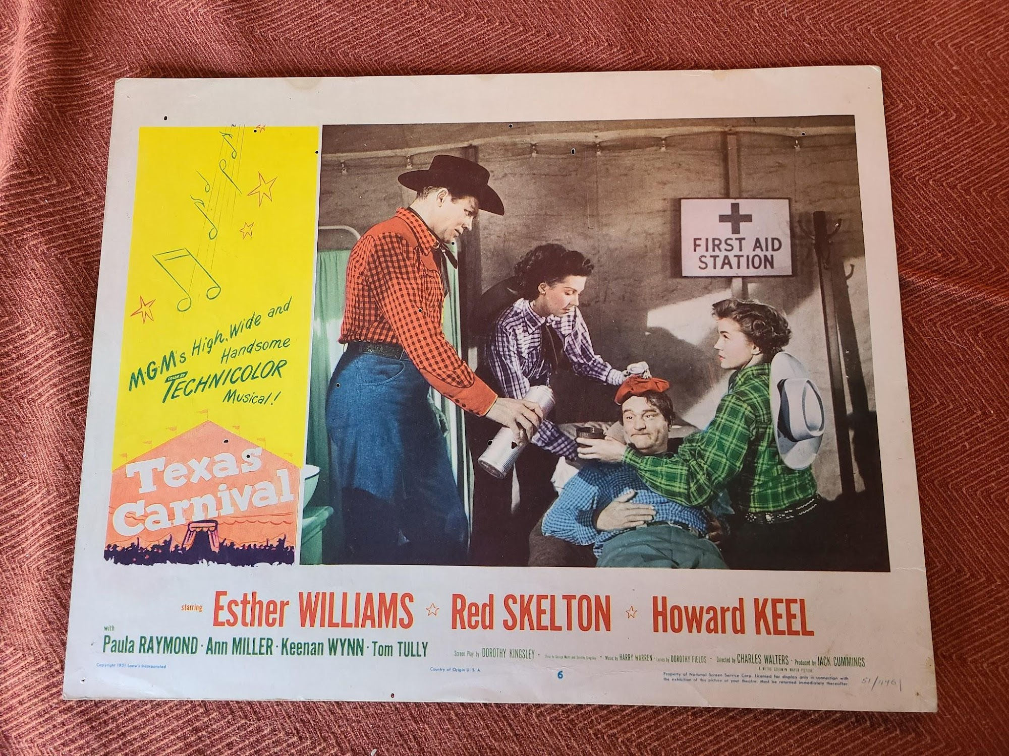Texas Carnival 1951 General Lobby Cards
