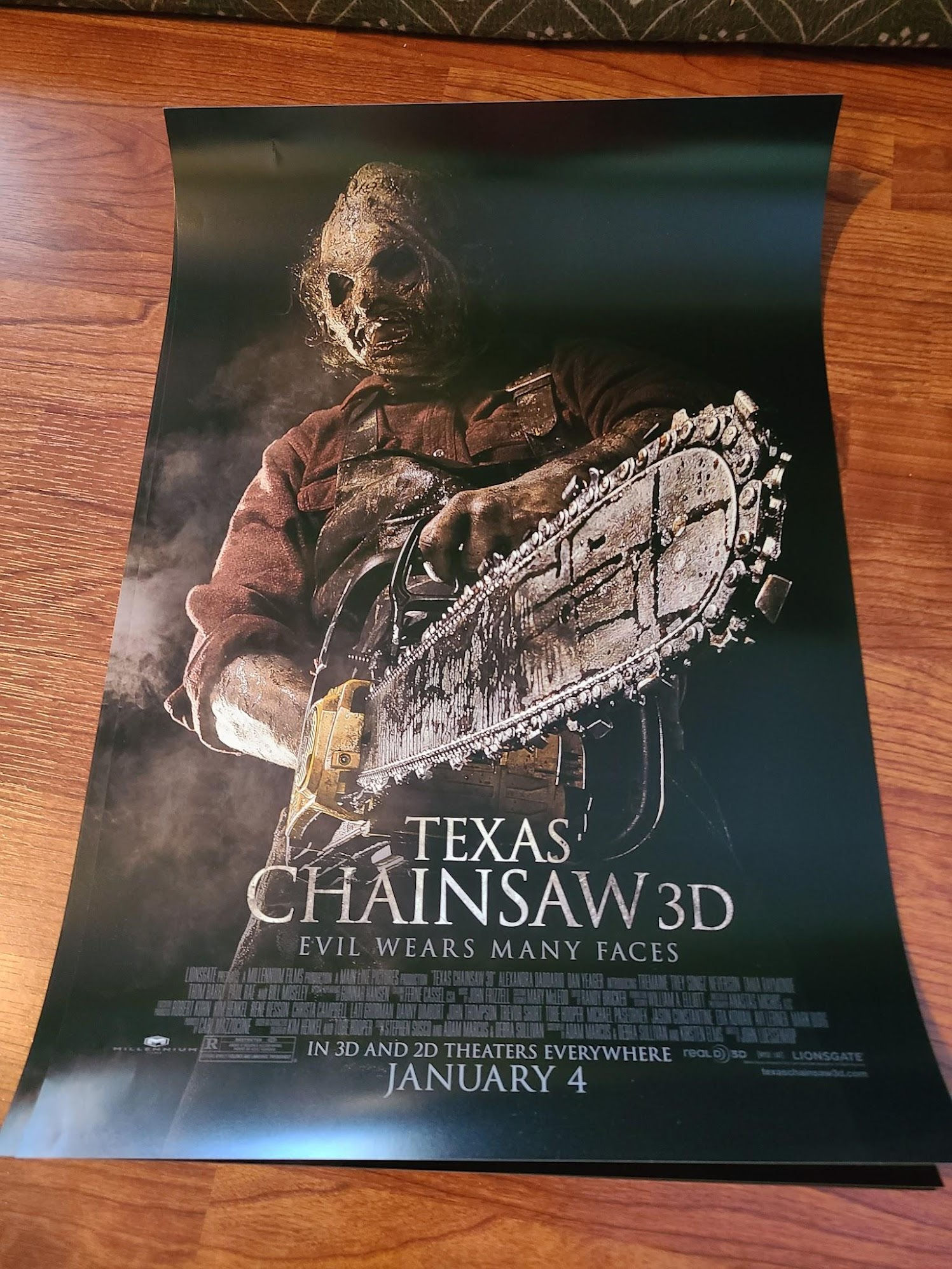 Texas Chainsaw Massacre (3D) 2013 Window Cards
