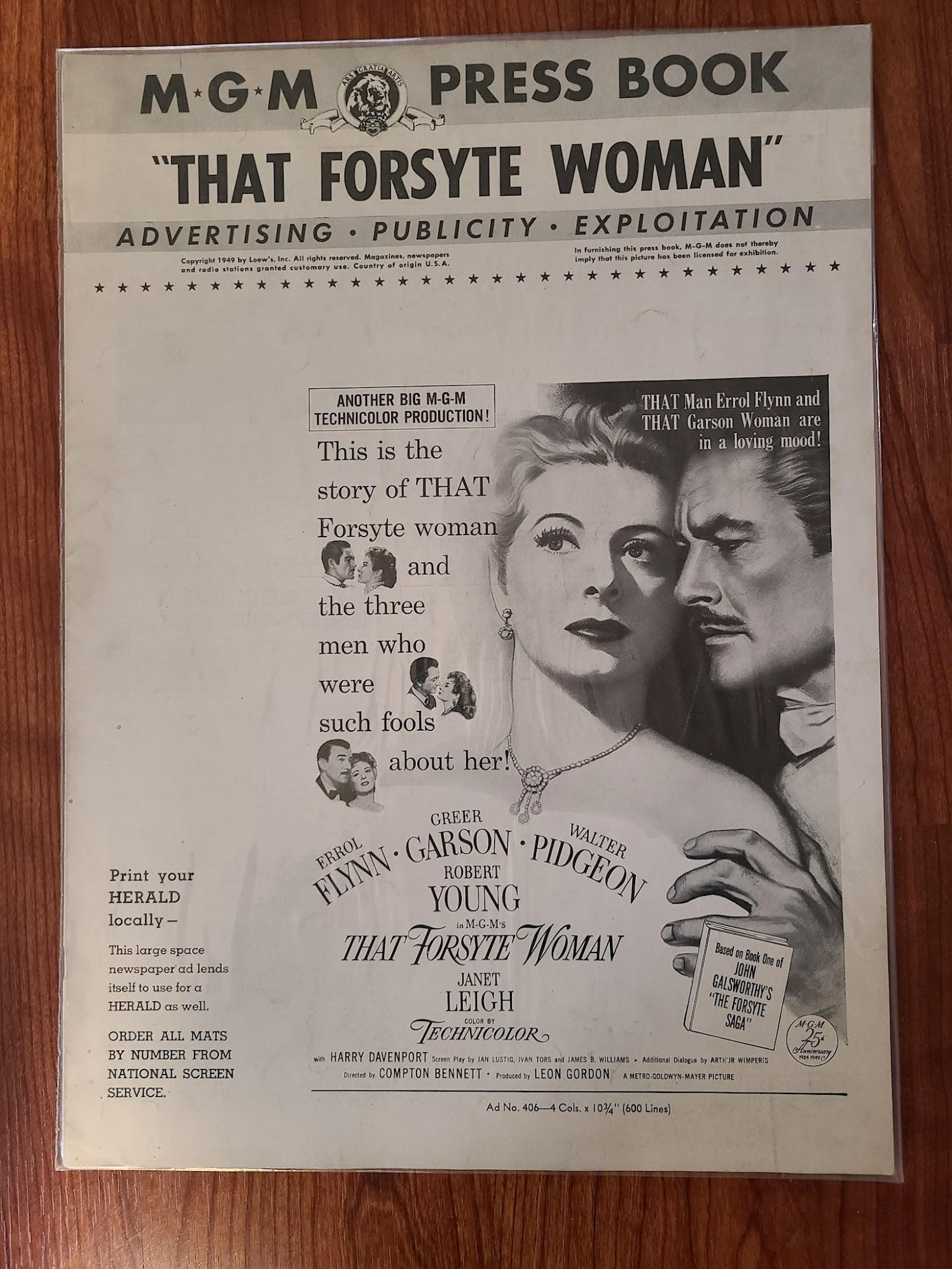 That Forsythe Woman 1949 Press Books
