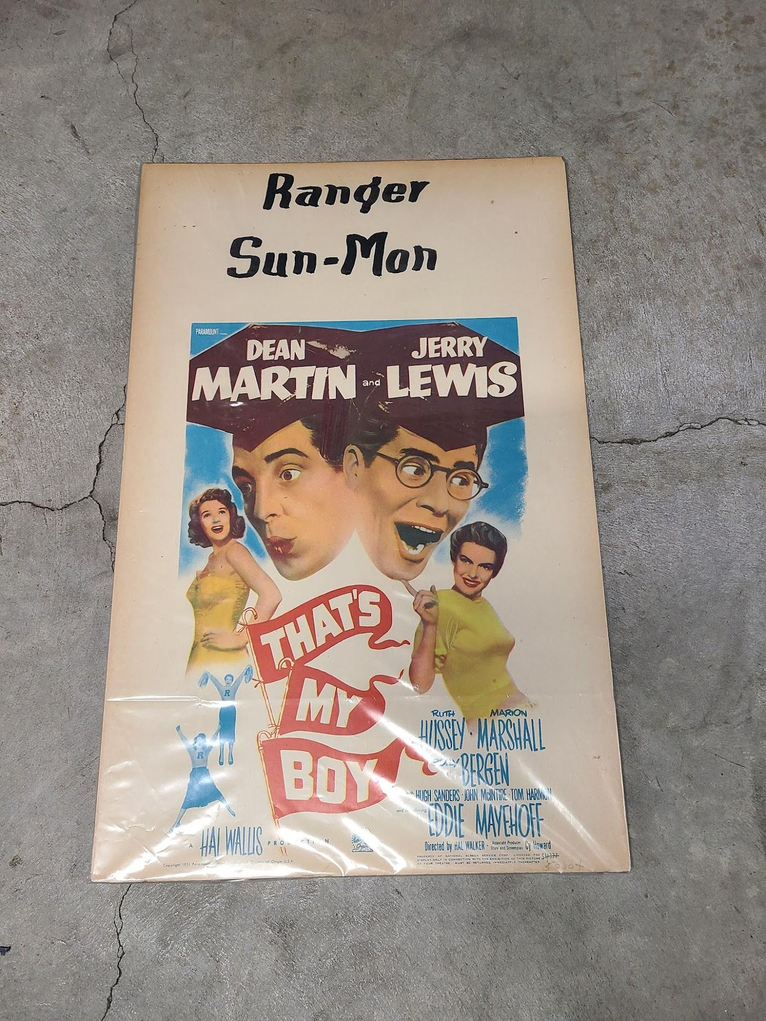 That's My Boy 1951 Window Cards