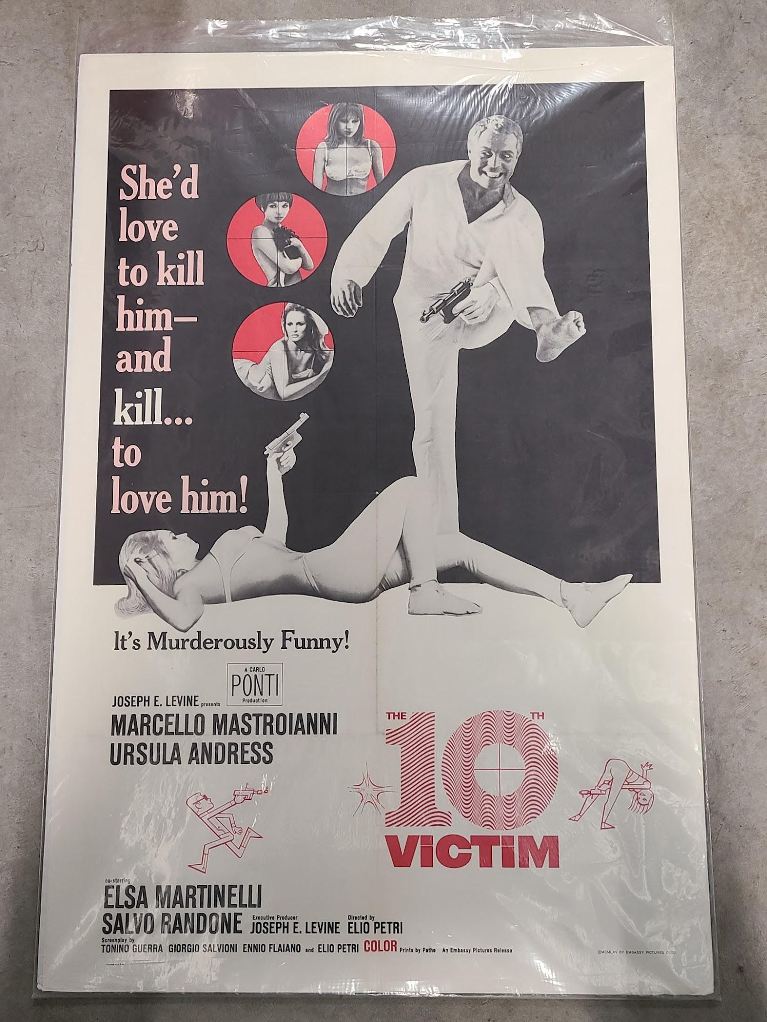 The 10th Victim 1965 1 Sheets/US