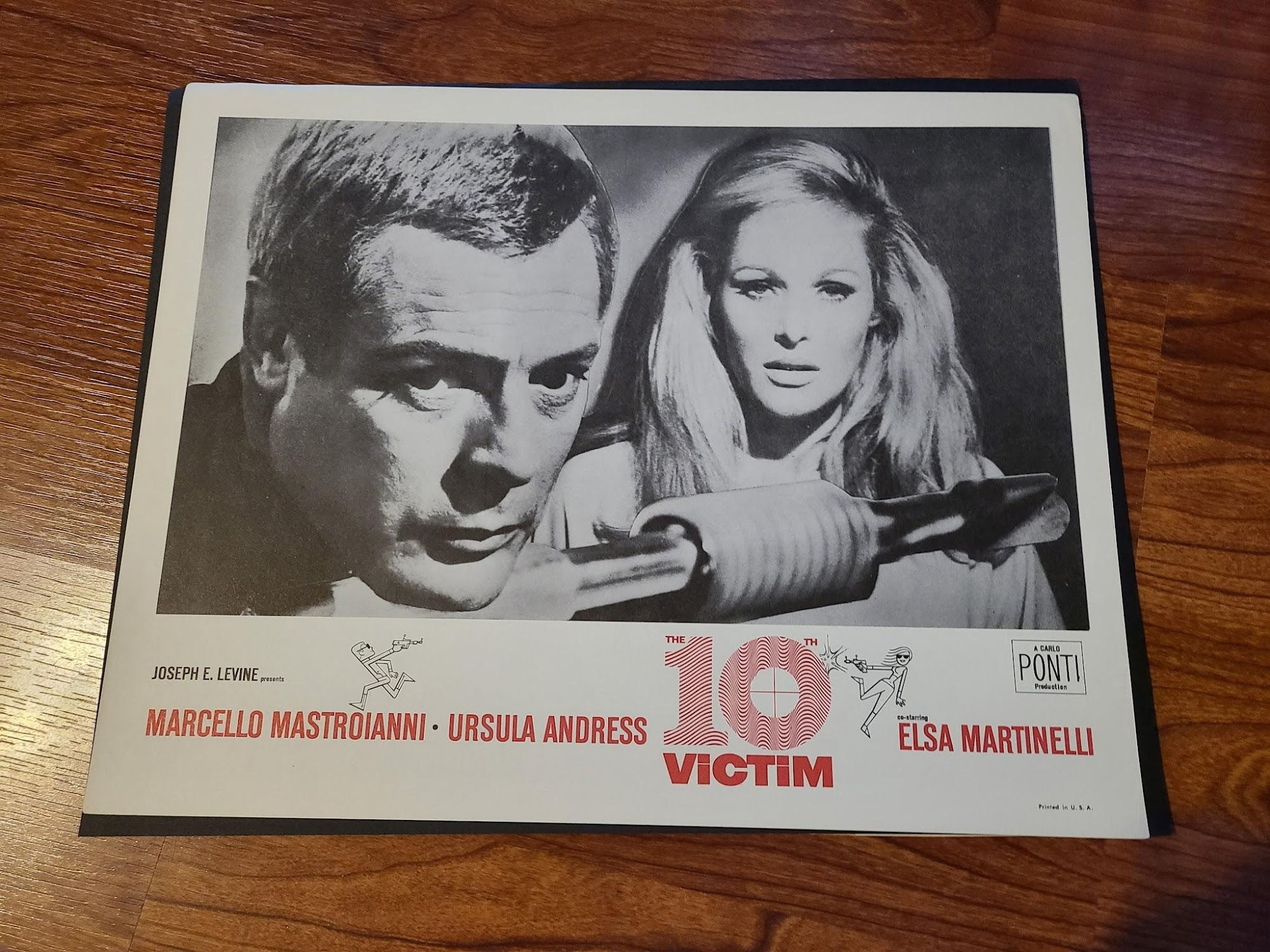 The 10th Victim 1965 General Lobby Cards