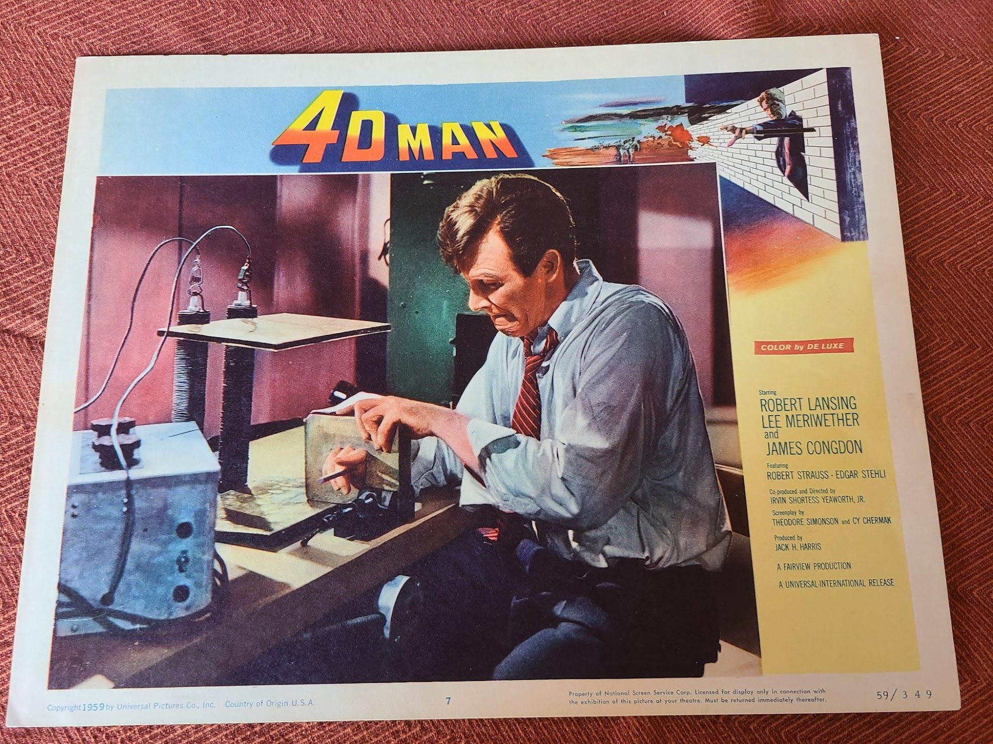 The 4-D Man 1959 Scifi/Horror