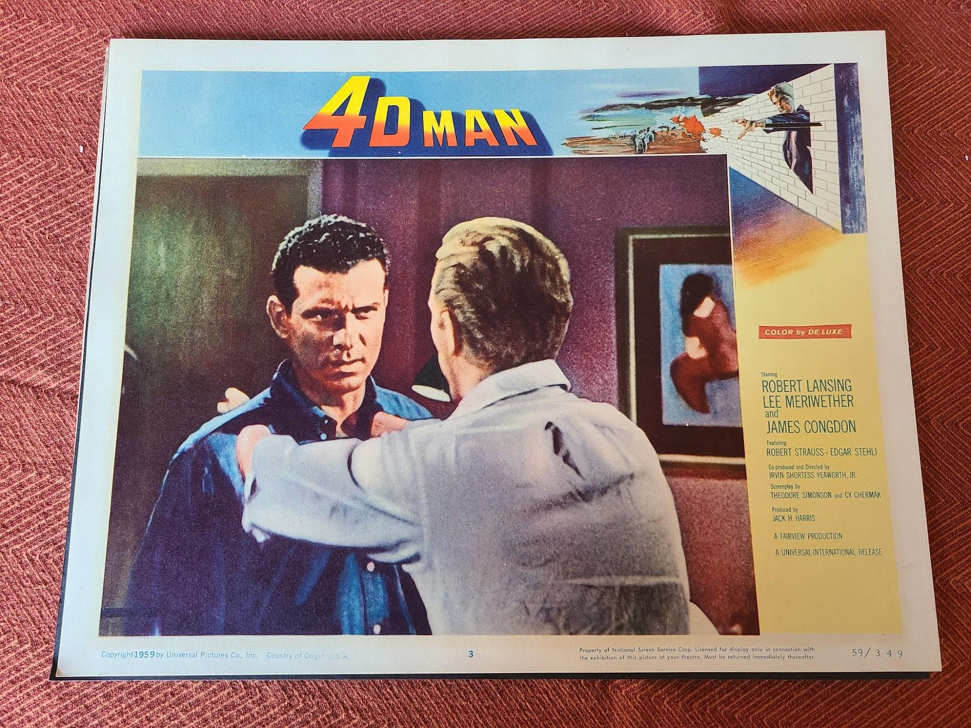 The 4-D Man 1959 Scifi/Horror