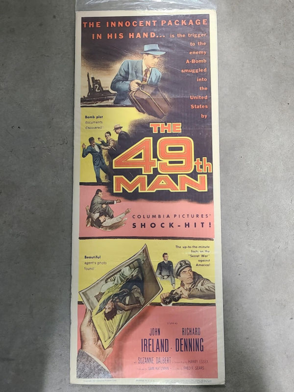 The 49th Man 1953 Inserts
