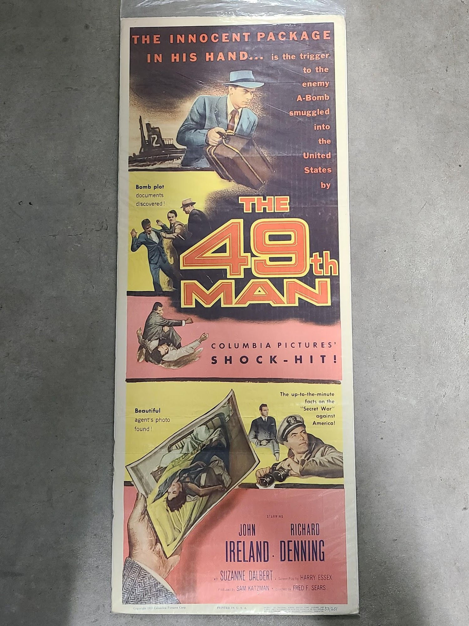 The 49th Man 1953 Inserts