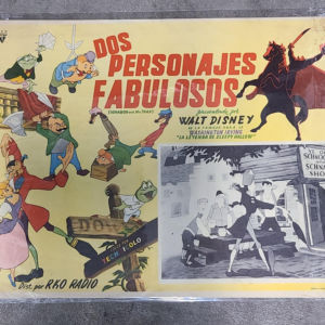 The Adventures Of Icabod/ Mr. Toad 1949 Mexican Lobby Cards