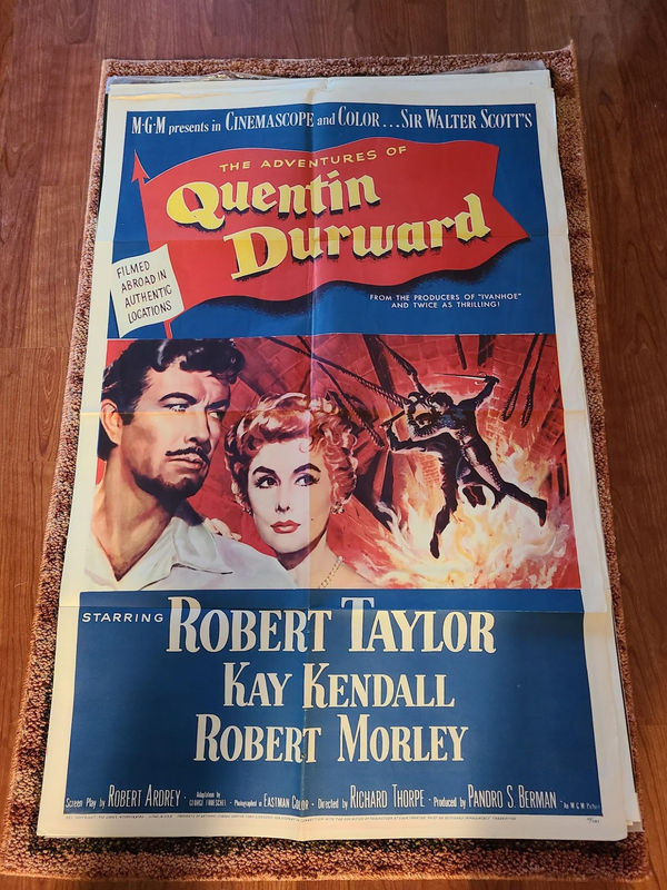 The Adventures of Quentin Durward 1955 1 Sheets/US