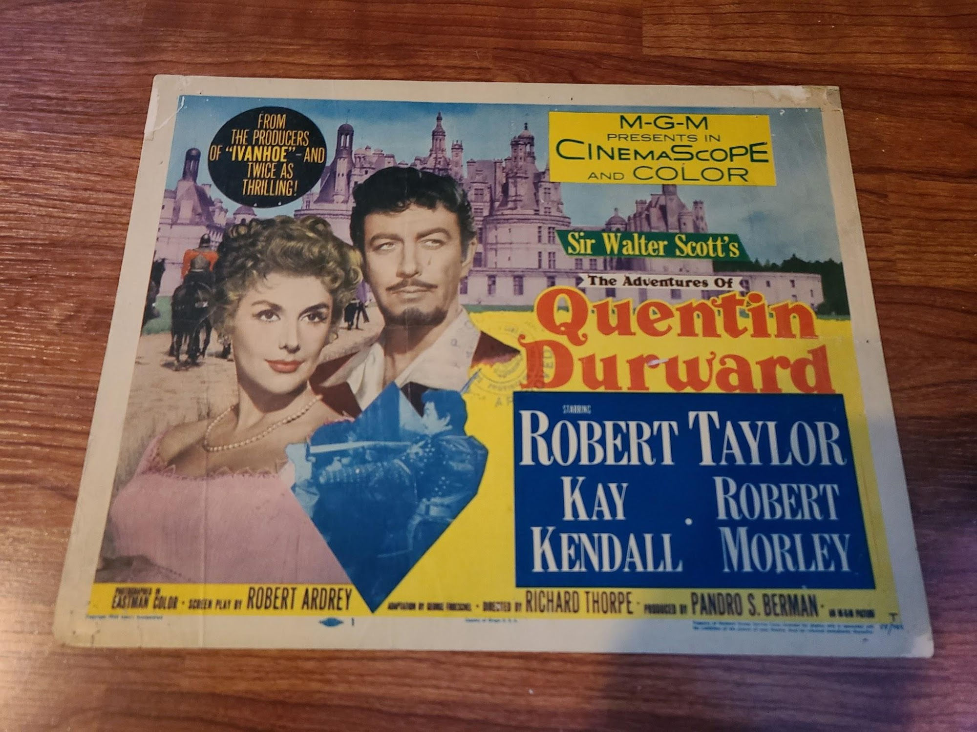 The Adventures Of Quentin Durward 1955 Title Cards
