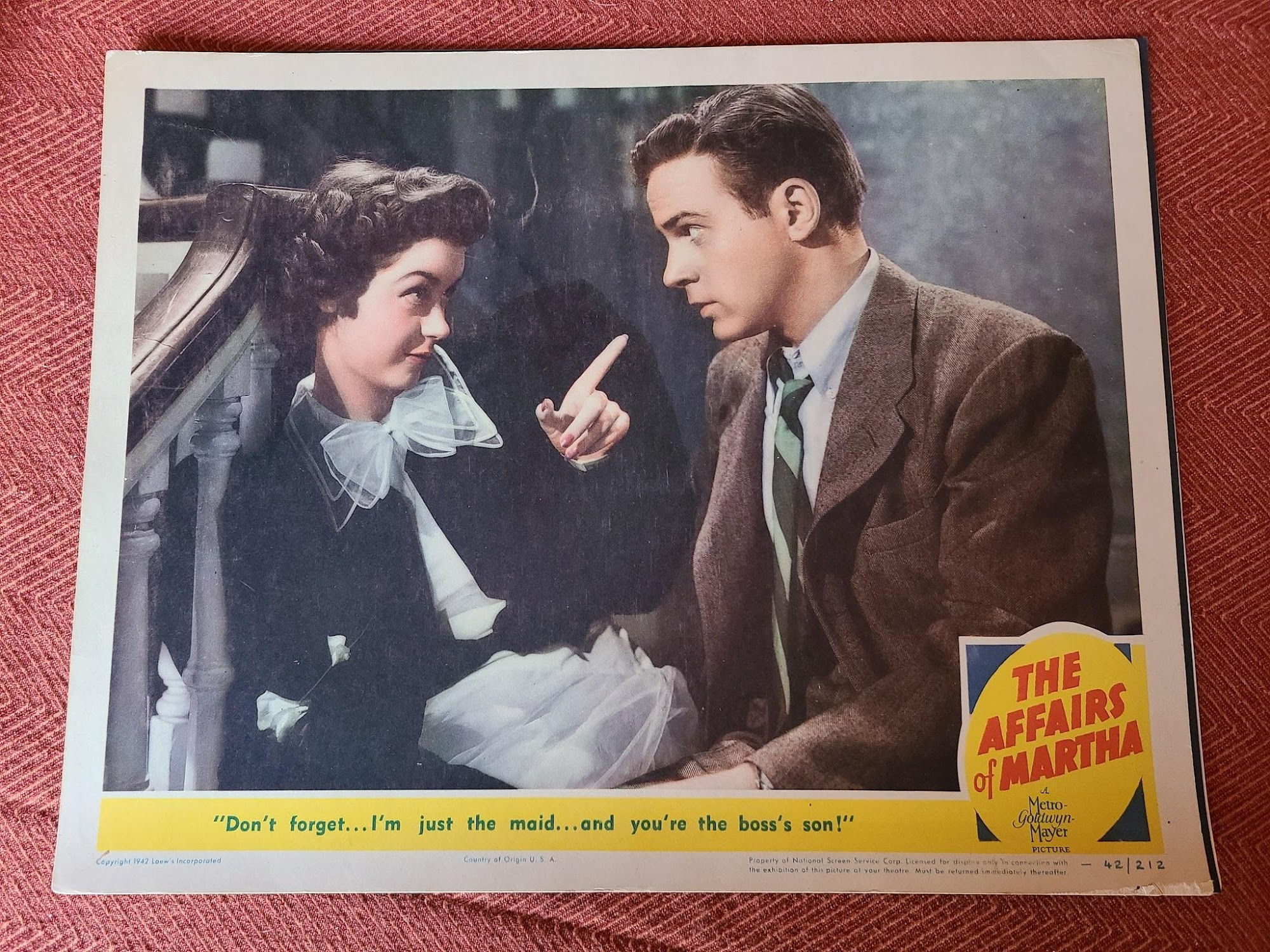 The Affairs Of Martha 1942 General Lobby Cards