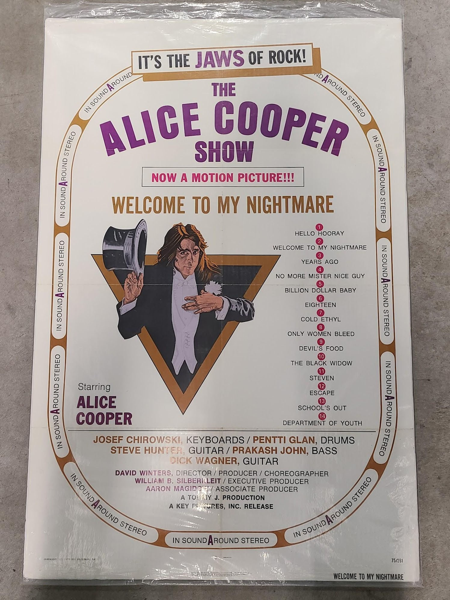 The Alice Cooper Show: Welcome To My Nightmare 1979 1 Sheets/US