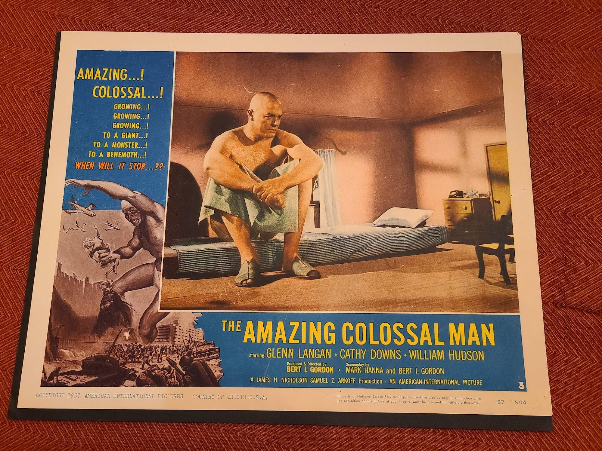 The Amazing Colossal Man 1957 Scifi/Horror
