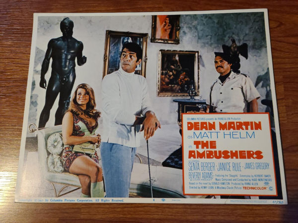 The Ambushers 1967 General Lobby Cards
