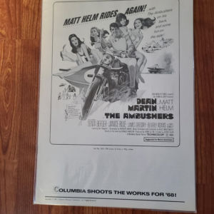 The Ambushers 1968 Press Books