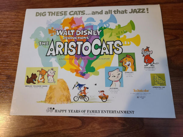 The Aristocats 1970 Title Cards