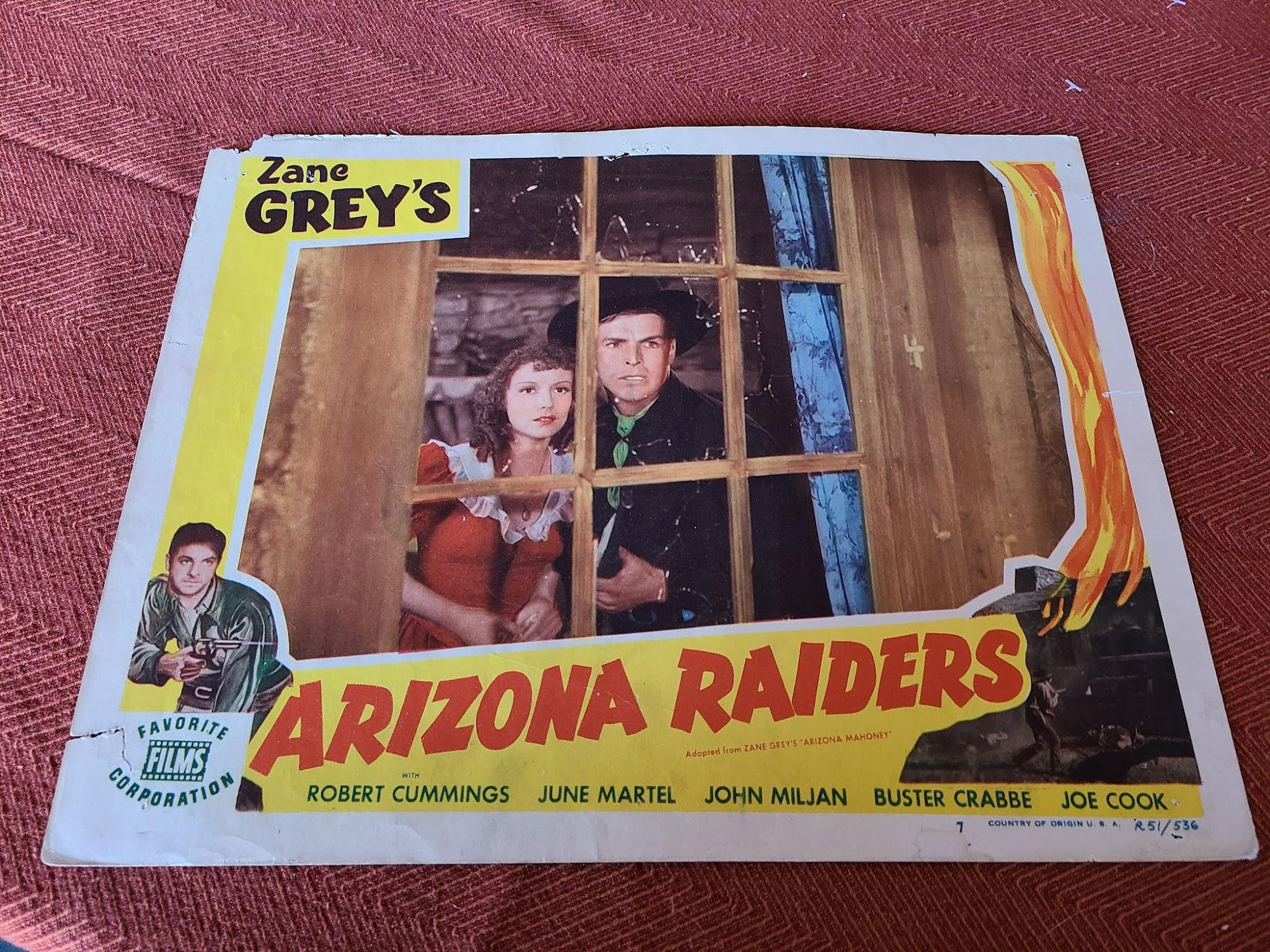The Arizona Raiders 1936 Western Lobby Cards